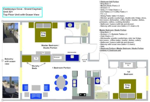 Floor Plan of Unit 321